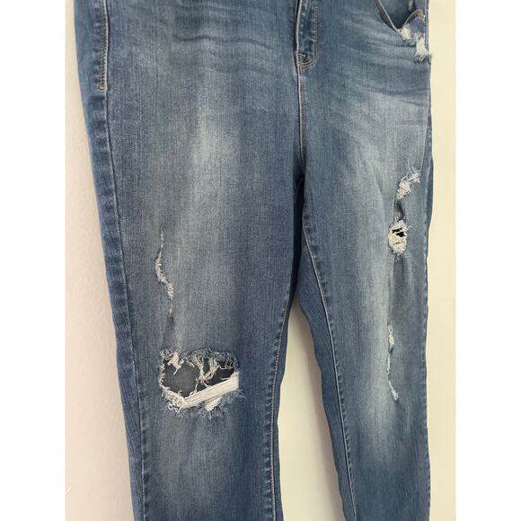 Torrid Distressed High Rise Skinny Jeans - Picture 7 of 12